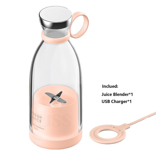 NEW! Fresh Juice Blender Bottle with Wireless charging! Portable Blender,  juicer
